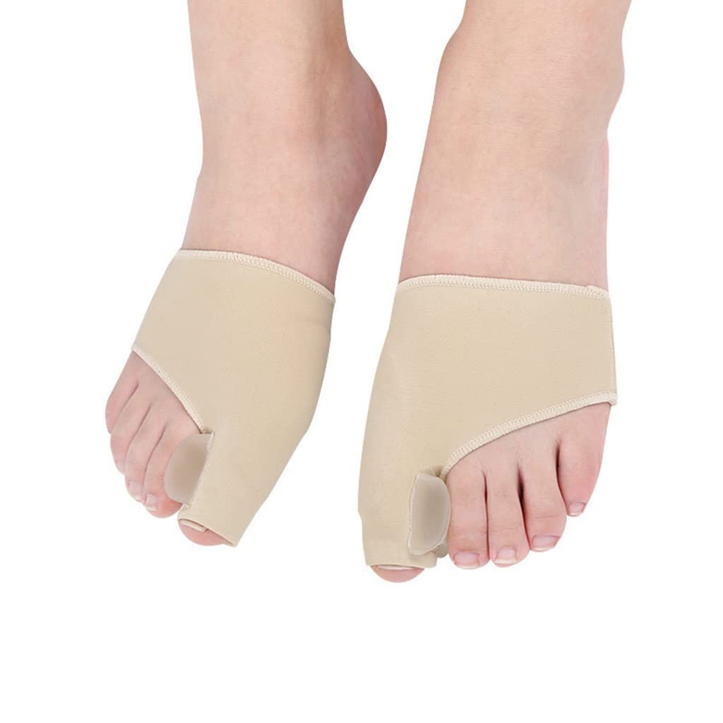Separador de Dedos de los pies, Corrector ortopédico de juanete Hallux Valgus, ajustador de Hueso de los pies, corrección de pedicura, alisador de Calcetines