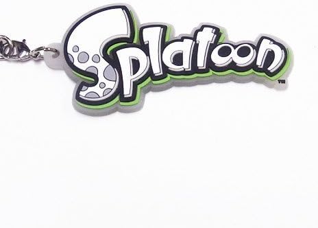 Amazon スプラトゥーン Splatoonロゴ イカす クリアラバーストラップ アニメ 萌えグッズ 通販