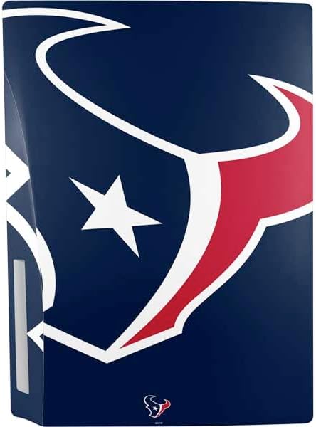 Miniatura 3 de Skinit Calcomanía para juegos compatible con PS5 Bundle  Diseño de logotipo grande con licencia oficial de los Houston Texans de la NFL