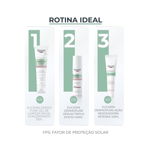 SÃ©rum Facial Eucerin Dermo Pure Oil Control Efeito Triplo 40ml - Imagem 8