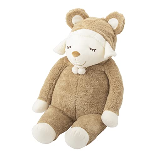 りぶはあと 抱き枕 ひつじのメイプル アニマルフードメイプル ベージュ BIGサイズ(全長約90cm) かわいい ふわふわ 97001-13