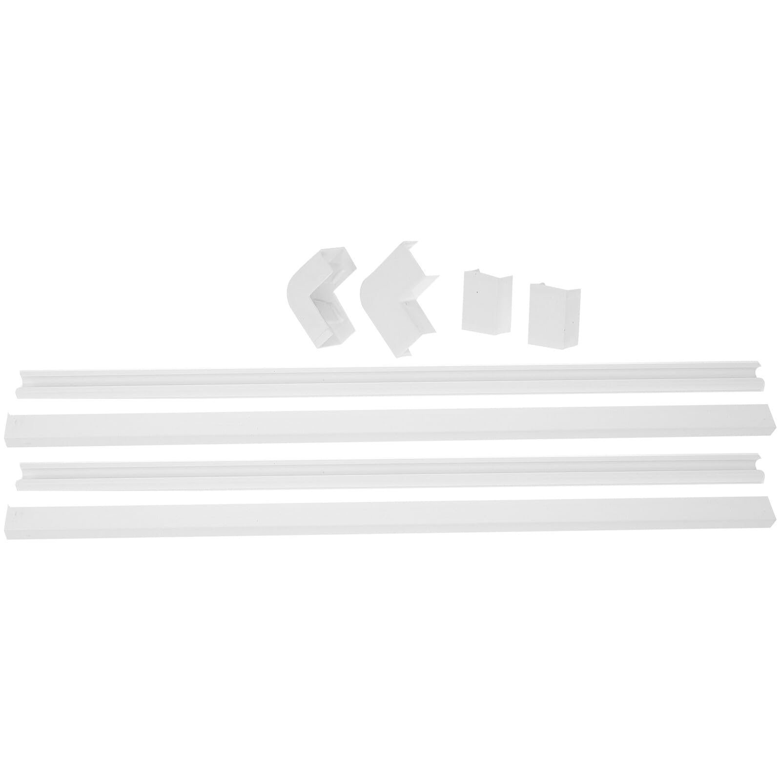 3 Juegos Oculta para Cables de Pared Tira Organizador de Cable Durable y Resistente al Fuego para Gestión y Organización de Hogar y Oficina Fácil Instalación Color