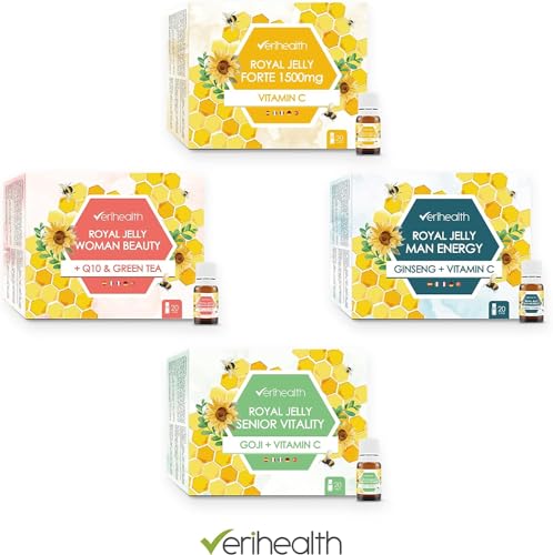 Miniatura 7 de Jalea Real Liofilizada Woman con Vitamina E, Q10 y Té Verde | Ayuda al Equilibrio Hormonal | Aporta Fuerza y Energía | Contiene 20 Viales | Tomar 1 Vial al Día Preferiblemente en Ayunas