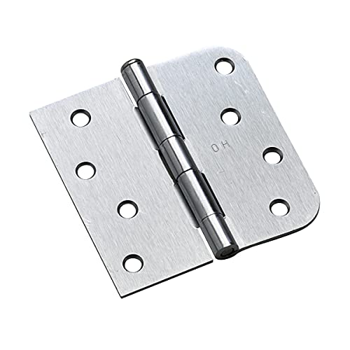 Richelieu Hardware 81822Bcb Full Mortise Combination Butt Hinge 4-In (102 Mm), Brushed (Pack Of 3), Chrome Finish #TOP9
