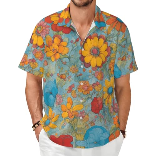 Chemise d'été à manches courtes homme idéale pour vos terrasses et vacances