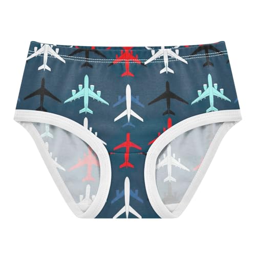 Colorful Cartoon Airplanes Girls Underwear Toddler 2t Cotton Cute Panties Girl Designer Underpants Briefs