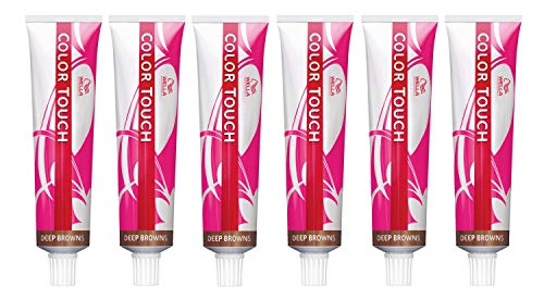 Preisvergleich Produktbild 6er Wella Professionals Color Touch 6 / 7 Dunkelblond Braun 60 ml