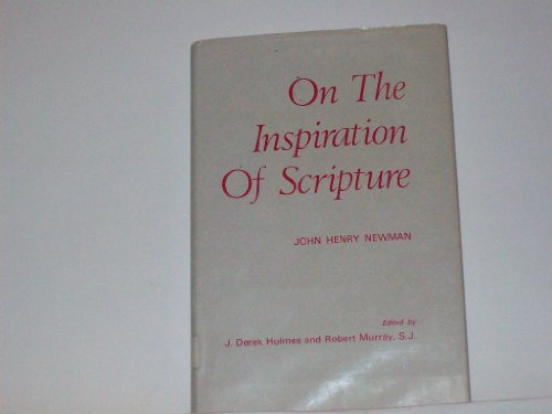 On the Inspiration of Scripture B0000CNF48 Book Cover