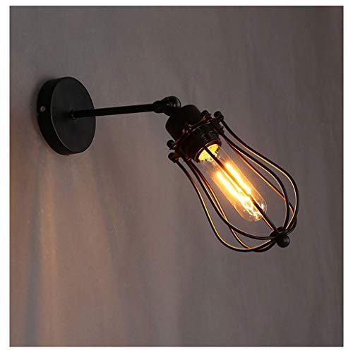 Lámpara de pared industrial para crear un ambiente loft en el dormitorio 4