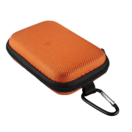 caseroxx Bolsa del medidor de glucosa en Sangre Adecuado para Freestyle Libre 1/2 / Insulinx / 14 Day en Naranja, diabético Almacenamiento Estuche Tapa Cover