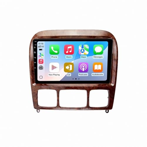 Traceur GPS pour Mercedes S W220 AMG 1998-2005 Autoradio Android 4G 64G