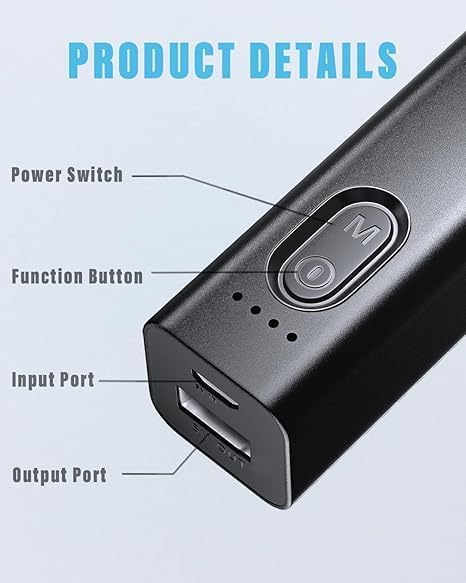 Miniatura 6 de Mini cámara espía banco de energía cámara oculta sin WiFi 1080P pequeña cámara portátil niñera con detección de movimiento para seguridad en el hogar