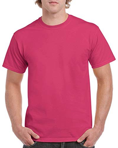 Heavy Cotton 100% Cotton Tshirt (G500), Pink, XL
