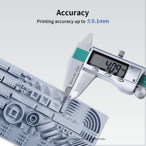 Image of Anycubic Upgraded ABS-Like 3D Printer Resin, Hardness and Toughness 405nm UV-Curing 8K Resin, High Precision and Easy to Post-Process Standard Photopolymer Resin for LCD DLP 3D Printing (Grey, 1kg)
