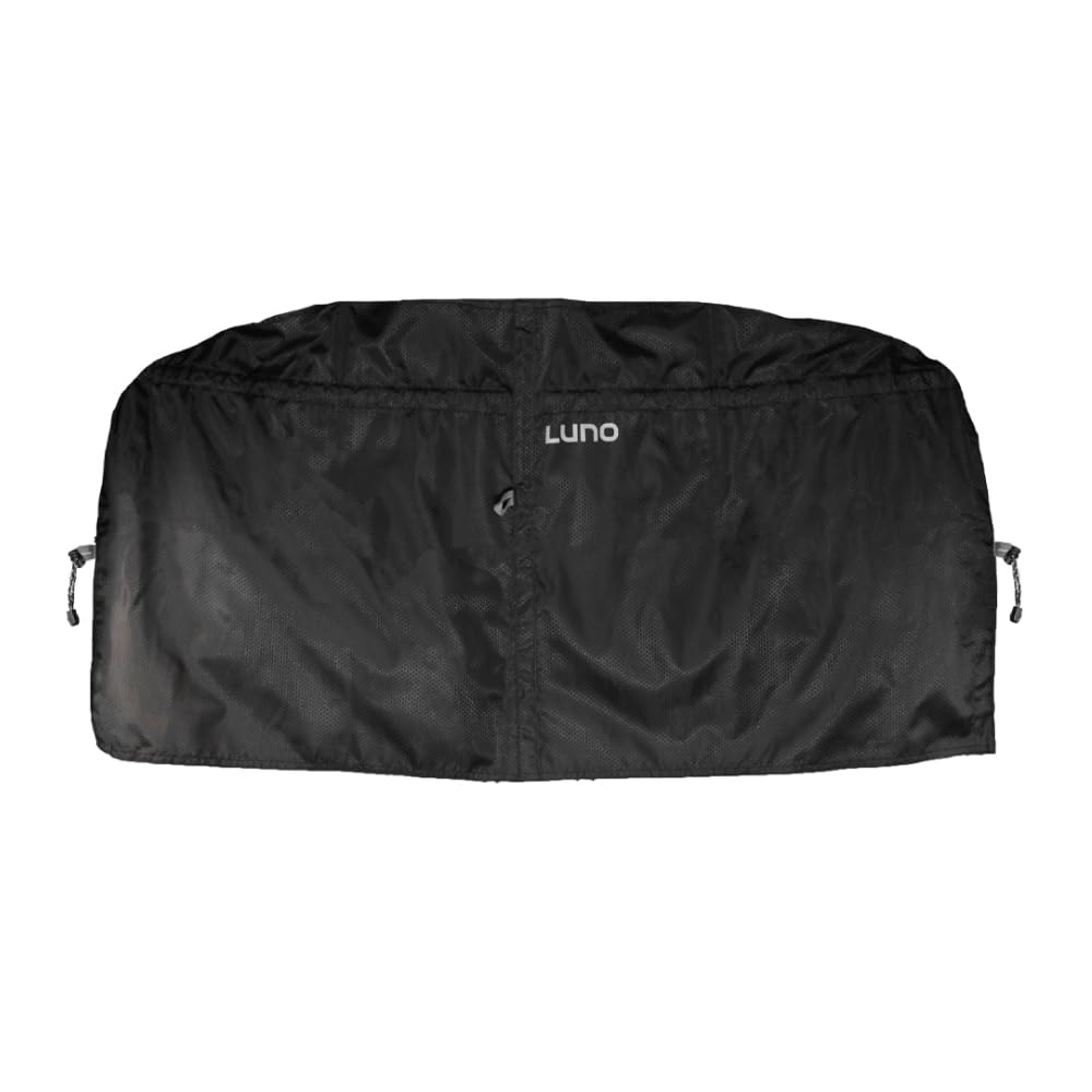 Luno Divider Curtain for Privacy and Sun Protection - Detachable Car Privacy Curtain for Family Travel, Camping & Sleeping - Fits Most Small to Mid-Sized Vehicles - Detachable Car Divider (Black)