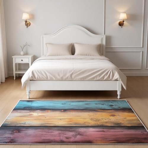 Tapis de salon antidérapant facile d'entretien 120 x 180 cm