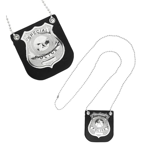 W WIDMANN MILANO Party Fashion - Placa de polícia com corrente, Special Police, acessório para disfarce de polícia