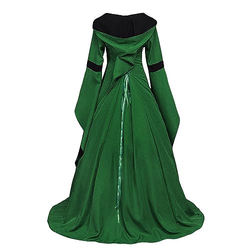 OIOLOYJM Renaissance Costume Women Medieval Sexy Plus Size Witch Vampire Gothic Halloween Costumes Woman 2025 Clothes Dresses