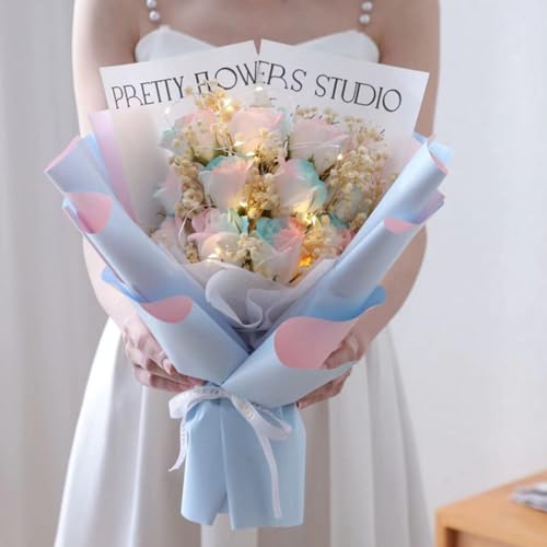 花束 誕生日 人気 バラ 11本 花言葉「いっしょういちあい」枯れない花 プレゼント 花 ギフトローズ お祝い 母の日 プリザーブドフラワー 誕生日 可愛い 記念日 大切な日 プロポーズ 告白 結婚 婚約 ブーケ プレゼント クリスマス 大きめ [3]