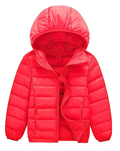 Happy Cherry Winter Coats for Kids with Hoods Baby Boys Girls Lightweight Packable Puffer Jacket