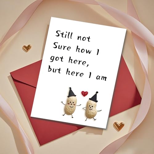 Funny Birthday Card for Women Men - Happy Birthday Card with Envelopes for Wife Husband Friends Coworkers, Great for 50th, 60th, 70th, Unique Birthday Card Gift Decorations, Humorous Greeting Card