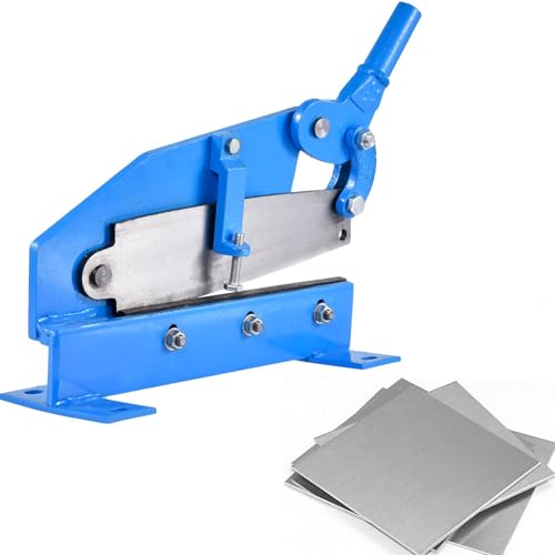 Cisailles à tôle, cisailles à plaques manuelles, cisaille à tôle banc de 12 pouces, cisaille manuelle pour plaques manuelles de haute précision, outil de coupe de métaux de comptoir pour plaques