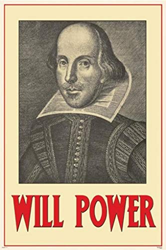 Pyramid Will Power William Shakespeare Poster Print