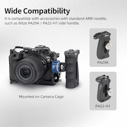 Adaptador Roseta ARRI para Montar Asa Lateral en Jaula de Cámara Nitze N64B 5