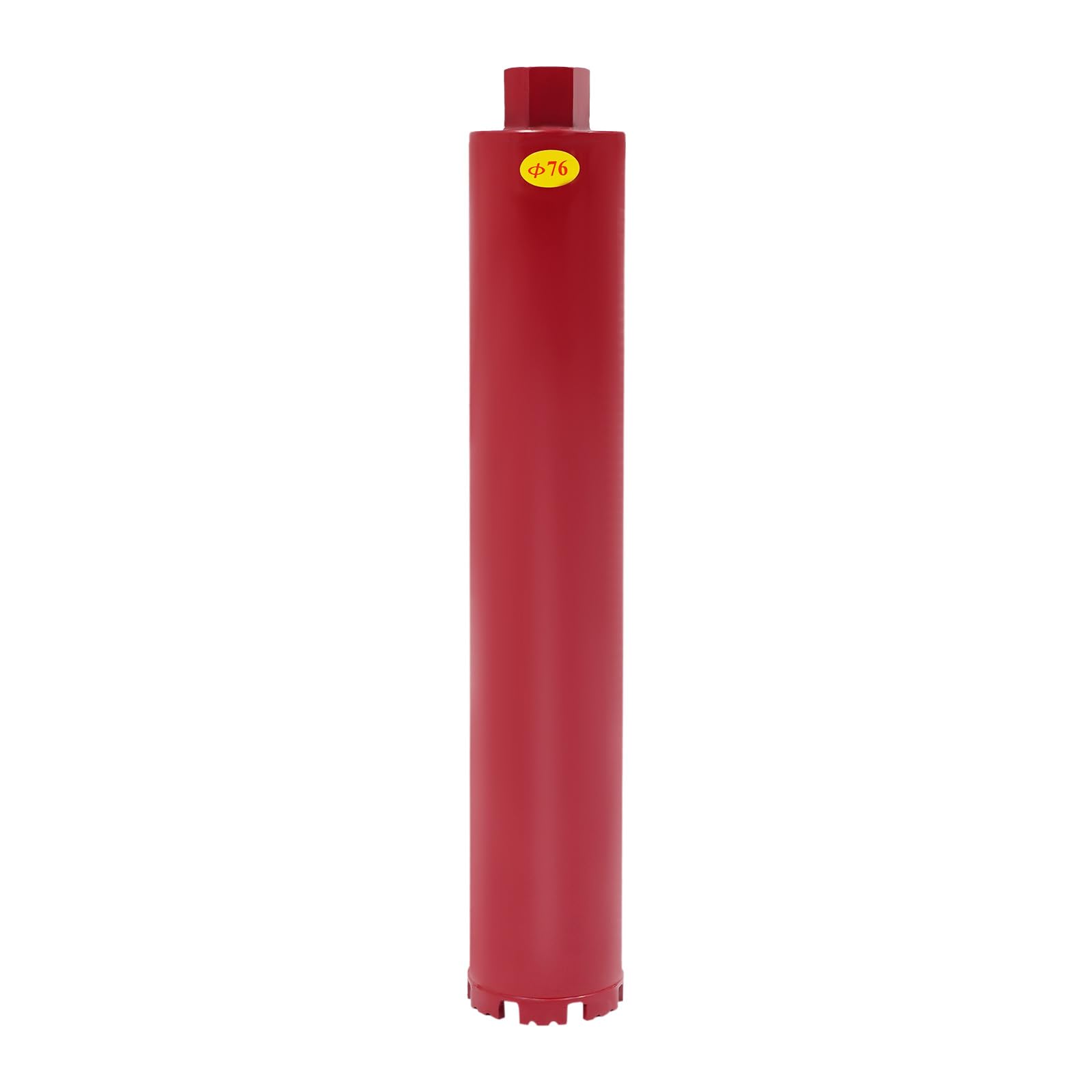 Broca de diamante para perforación en húmedo y seco, 63 mm/76 mm/112 mm, M22, 4 mm de grosor de pared, 410 mm, profundidad de perforación para hormigón y mampostería (63 mm)