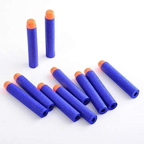 Image of VERAT Hollow Out Soft Foam Refill Darts for N-Strike Elite Series Blasters Soft Foam Refill Darts for Nerf N-Strike Elite Blasters Hollow Safe & Durable Darts Premium Foam Bullets(Blue, Pack of 250)