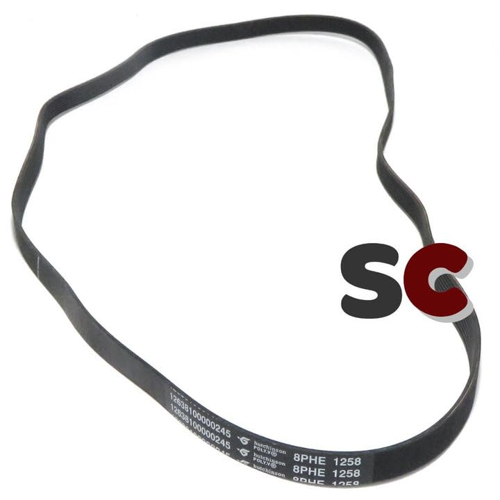Courroie 8PHE 1258 pour supprimer le bruit de patinage de la pièce 12638100000245 - 8