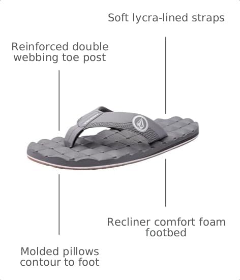 Image of Volcom Men's Recliner Sandal Flip Flop
