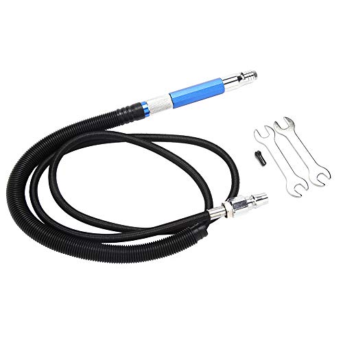 ANKROYU 2.3-3mm Airs Grinding Pen, Chunk Blue Mini Airs Grinding Engraving Pen, Pneumatic Grinding Machine, Pneumatic Engraving Pen for Grinding, Hairline, Polishing and Shaping