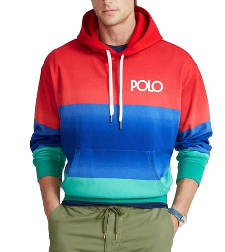 POLO RALPH LAUREN Men's Long Sleeve Sweater, Ombre Multi, M4