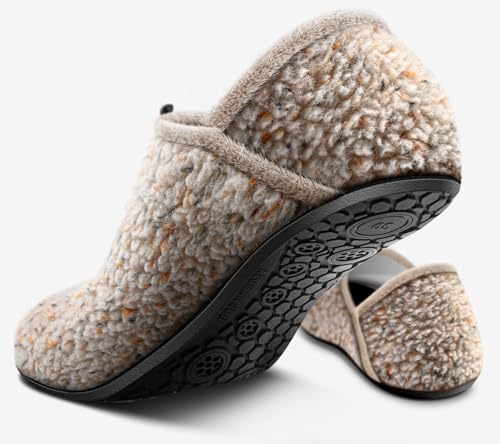 Women's Slippers-Slip on Warm Slipper Socks Lightweight For Women TPR Sole2