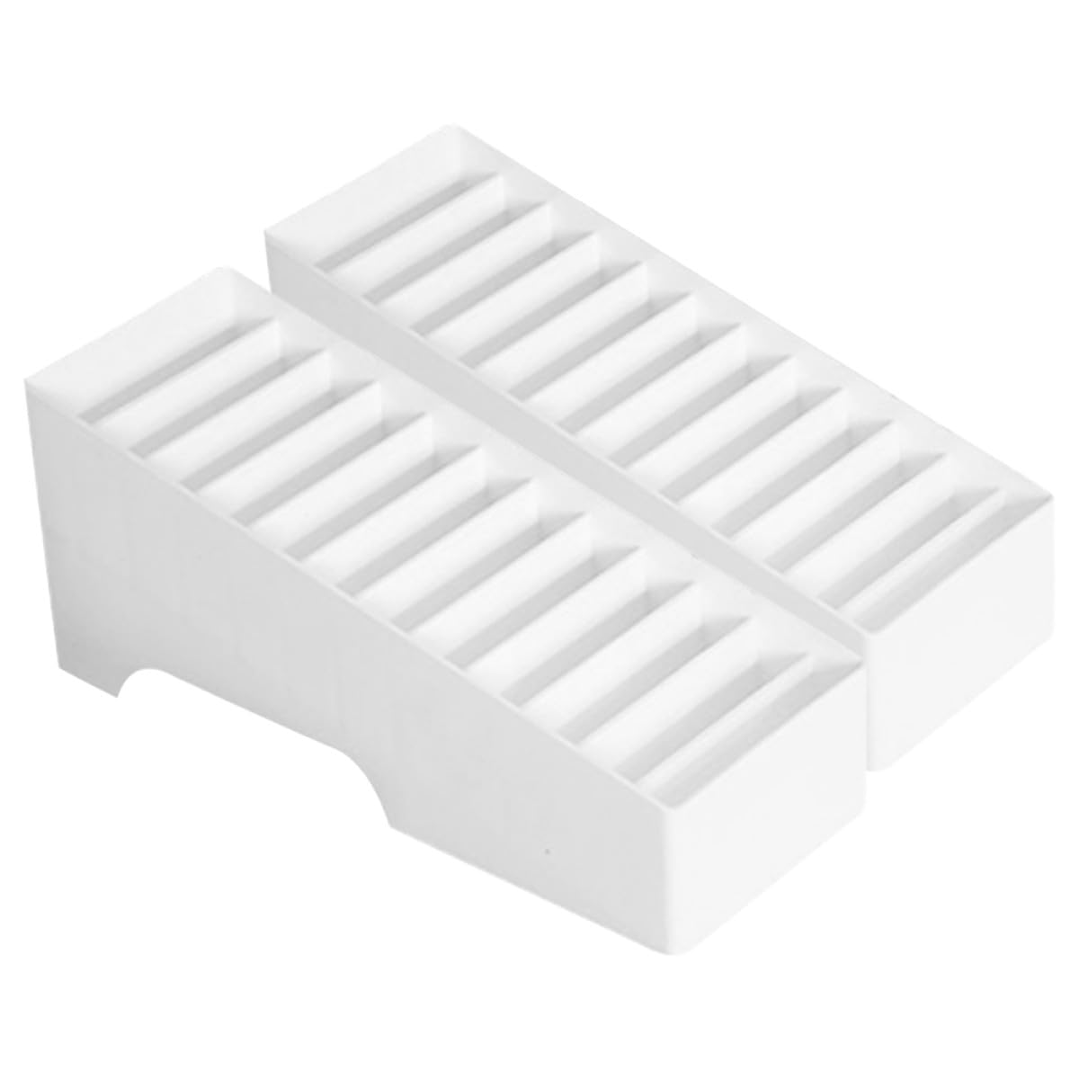 Organisateur de bureau stable multi-grilles avec boîte de rangement 12 cases
