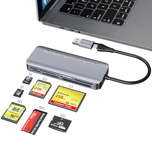 7-in-1 Memory Stick Card Reader for Multiple Devices