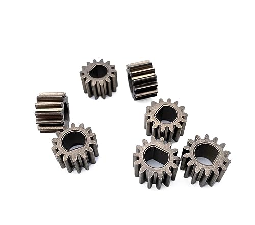 Bevel Gear Pinion Hardware Mechanical 10pcs 1M 14T D-Hole 8MM Metal Motor Gear 14 Teeth D Parts