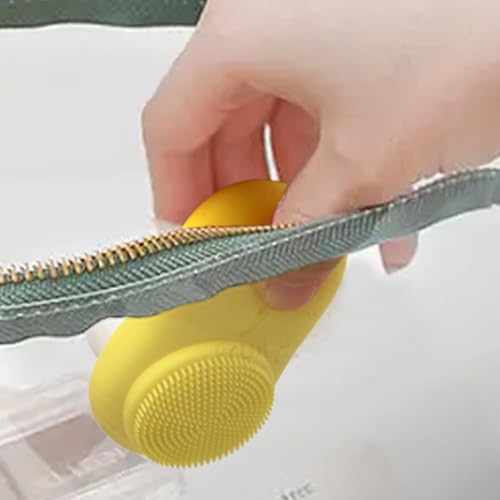 Cepillo de silicona para mujeres: pack de 2 limpiadores faciales portátiles 4