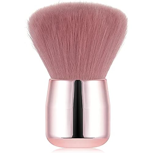 Vaincre Soft Nail Art Dust Powder Remover Brush for Acrylic & Makeup, Pink