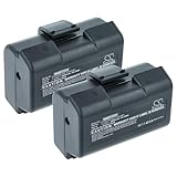 vhbw 2x batteria compatibile con Zebra ZQ610, ZQ521, ZQ520, ZQ521 RFID stampante (6800mAh, 7,4V, Li-Ion)