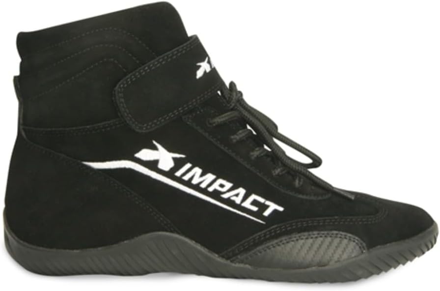Impact Racing Mens Shoe (Axis SFI 3.3/5) (Black,8.5), 1 Pack