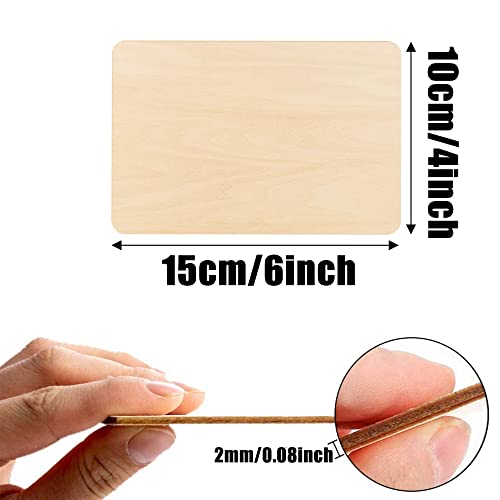 Basswood Sheets, 20 Pack Unfinished Wood, Laser Cutting Thin Plywood Wood Sheets For Crafts, Perfect For Diy Projects, Painting, Drawing, Laser, Wood Engraving, Wood Burning #TOP1