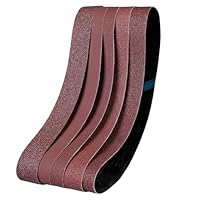 STEBRUAM 5 Stück schleifband 50X1020 Körnung 60/80/100/120/240