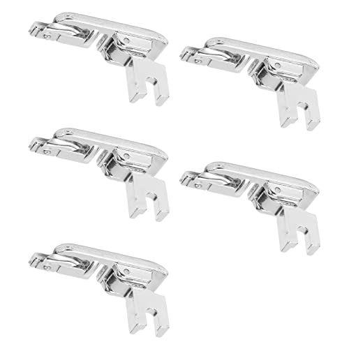 5 piezas pie zurcido acero inoxidable bajo para máquina de coser miniatura 7