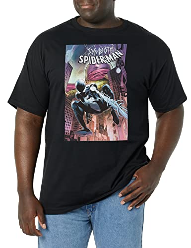 T-Shirt Spider-Man Symbiote Marvel Homme anti-déformation coton respirant
