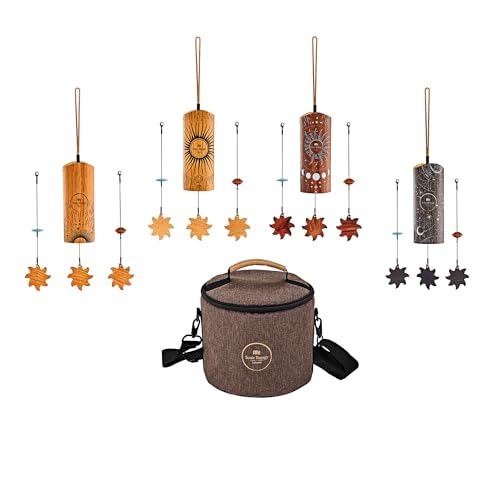 Cosmic Bamboo Chimes Set For Calming Meditation ASMR Sound Healing Therapy and Yoga
