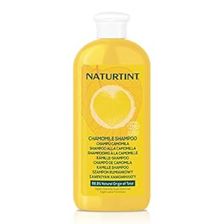 Naturtint | Shampoo alla Camomilla | Schiarisce Progressivamente i Capelli Biondi | Intensi Riflessi Dorati | Per Bambini e Adulti | 98,9% Ingredienti Naturali | Con Camomilla e Limone | 330ml