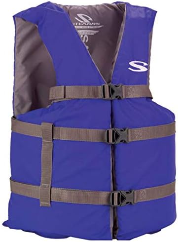 Stearns Adult Classic Series Life Vest, USCG Approved Type III Life Jacket with Standard & Oversized Fits, Great for Boating, Swimming, Watersports, & More