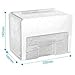 ONMYJFD File shredder-4-Sheet Cross-Cut Paper and Credit Card Shredder with Pullout Basket,White